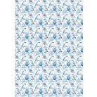 Ciao Bella Elegance of Blue Vellum papírkészlet A4 Vellum Paper Patterns (6 ív)