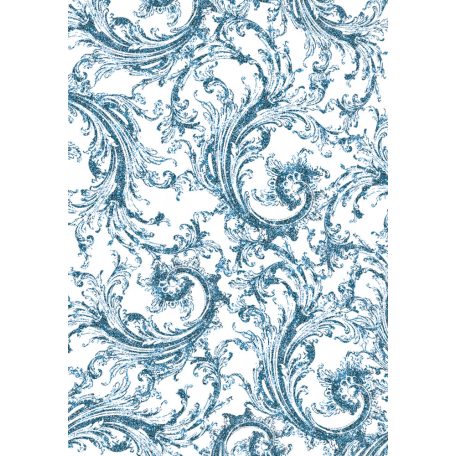 Ciao Bella Elegance of Blue Vellum papírkészlet A4 Vellum Paper Patterns (6 ív)