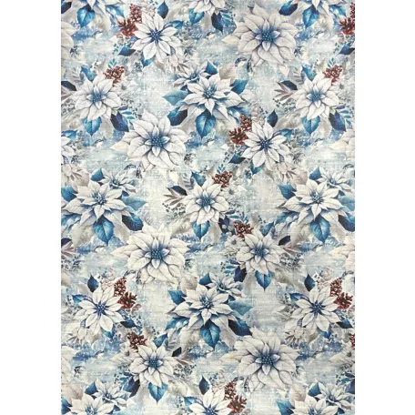 Ciao Bella Elegance of Blue Papírkészlet A4 Deluxe Paper Pearl (5 ív)