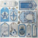 Ciao Bella Elegance of Blue Papírkészlet 6" (15 cm) Deluxe Paper Pearl (5 ív)