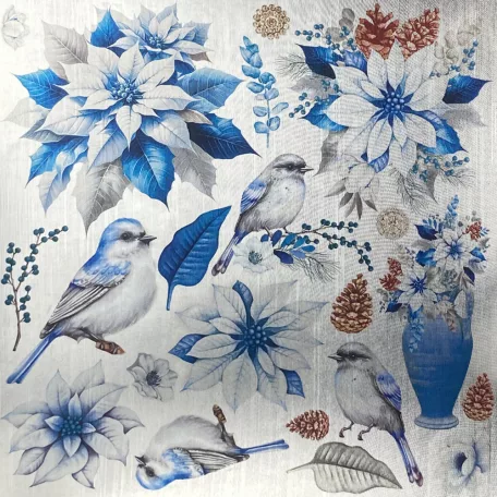 Ciao Bella Elegance of Blue Papírkészlet 6" (15 cm) Deluxe Paper Pearl (5 ív)