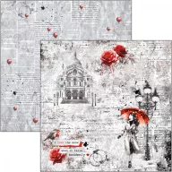   Ciao Bella Paris Je t'aime Scrapbook papírkészlet 12" (30 cm) Paper Pad (12 ív)