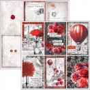 Ciao Bella Paris Je t'aime Scrapbook papírkészlet 12" (30 cm) Paper Pad (12 ív)