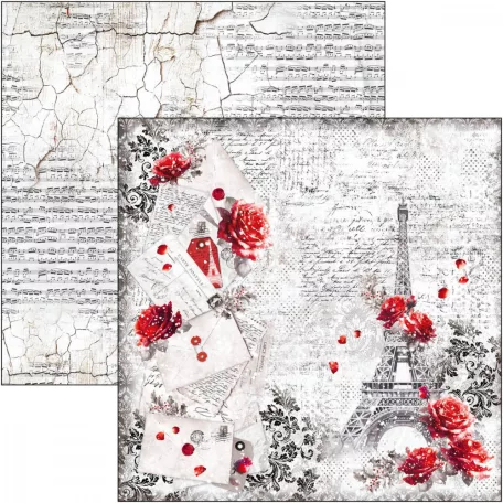 Ciao Bella Paris Je t'aime Scrapbook papírkészlet 12" (30 cm) Paper Pad (12 ív)