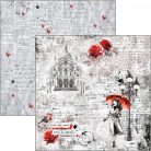 Ciao Bella Paris Je t'aime Scrapbook papírkészlet 8" (20 cm) Paper Pad (12 ív)