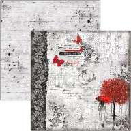   Ciao Bella Paris Je t'aime Scrapbook papírkészlet 8" (20 cm) Paper Pad (12 ív)