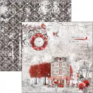 Ciao Bella Paris Je t'aime Scrapbook papírkészlet 8" (20 cm) Paper Pad (12 ív)