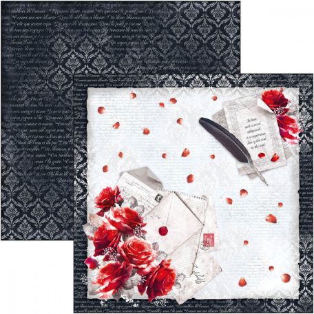 Ciao Bella Paris Je t'aime Scrapbook papírkészlet 8" (20 cm) Paper Pad (12 ív)