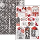 Ciao Bella Paris Je t'aime Scrapbook papírkészlet 12" (30 cm) Patterns Pad (8 ív)
