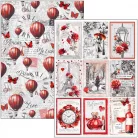 Ciao Bella Paris Je t'aime Scrapbook papírkészlet 12" (30 cm) Patterns Pad (8 ív)