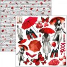 Ciao Bella Paris Je t'aime Kivágóív készlet 6" (15 cm) Fussy Cut Pad (24 ív)