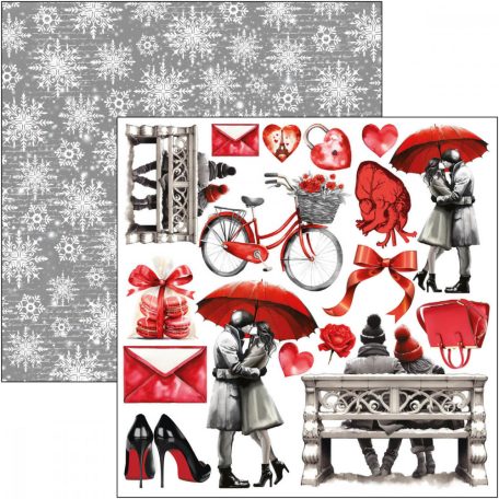 Ciao Bella Paris Je t'aime Kivágóív készlet 6" (15 cm) Fussy Cut Pad (24 ív)