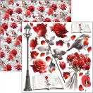 Ciao Bella Paris Je t'aime Kivágóív készlet 6" (15 cm) Fussy Cut Pad (24 ív)