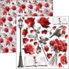 Ciao Bella Paris Je t'aime Kivágóív készlet 6" (15 cm) Fussy Cut Pad (24 ív)