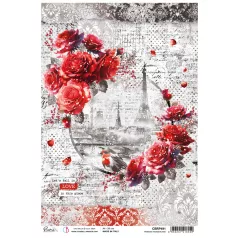   Ciao Bella Paris Je t'aime Rizspapír A4 Parisian Wonderland Rice Paper (1 ív)