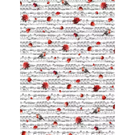 Ciao Bella Paris Je t'aime Vellum papírkészlet A4 Vellum Paper Patterns (6 ív)