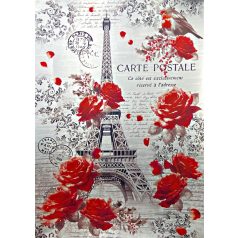   Ciao Bella Paris Je t'aime Papírkészlet A4 Deluxe Paper Pearl (5 ív)