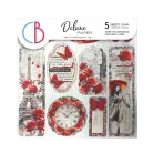 Ciao Bella Paris Je t'aime Papírkészlet 6" (15 cm) Deluxe Paper Pearl (5 ív)