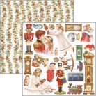 Ciao Bella The Nutcracker Papírkészlet 12" (30 cm) Creative Pad (9 ív)