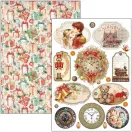 Ciao Bella The Nutcracker Scrapbook papírkészlet 12" (30 cm) Patterns Pad (8 ív)