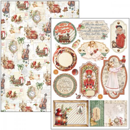 Ciao Bella The Nutcracker Scrapbook papírkészlet 12" (30 cm) Patterns Pad (8 ív)