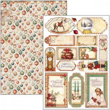 Ciao Bella The Nutcracker Scrapbook papírkészlet 12" (30 cm) Patterns Pad (8 ív)