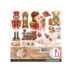   Ciao Bella The Nutcracker Kivágóív készlet 6" (15 cm) Fussy Cut Pad (24 ív)