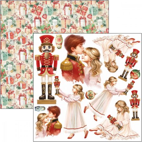 Ciao Bella The Nutcracker Kivágóív készlet 6" (15 cm) Fussy Cut Pad (24 ív)