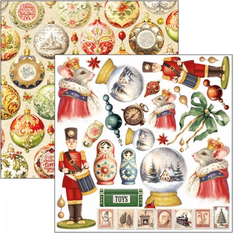 Ciao Bella The Nutcracker Kivágóív készlet 6" (15 cm) Fussy Cut Pad (24 ív)