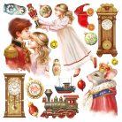 Ciao Bella The Nutcracker Vellum kivágóív készlet 6" (15 cm) Vellum Fussy Cut (6 ív)