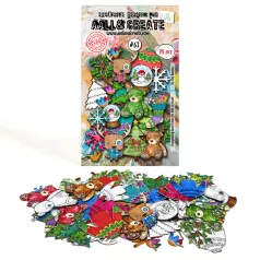   AALL & CREATE Kivágatok - Tis The Season - Ephemera Die-Cuts (1 csomag)