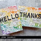 Stampers Anonymous Hodgepodge Tim Holtz Gumibélyegző Cling Stamps (1 csomag)