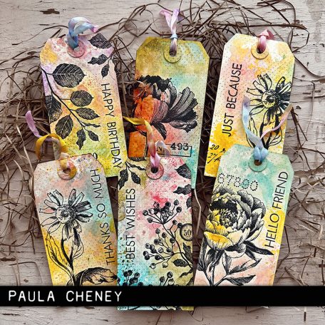 Stampers Anonymous French Garden Tim Holtz Gumibélyegző Cling Stamps (1 csomag)