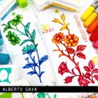 Stampers Anonymous Embroidery Tim Holtz Gumibélyegző Cling Stamps (1 csomag)