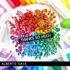 Stampers Anonymous Floristry Tim Holtz Gumibélyegző Cling Stamps (1 csomag)