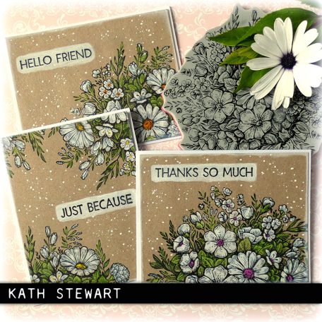 Stampers Anonymous Floristry Tim Holtz Gumibélyegző Cling Stamps (1 csomag)