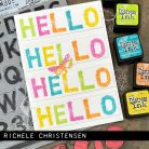 Stampers Anonymous Sign Painter Tim Holtz Gumibélyegző Cling Stamps (1 csomag)