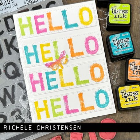 Stampers Anonymous Sign Painter Tim Holtz Gumibélyegző Cling Stamps (1 csomag)