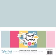   Echo Park Fairy Garden Papírkészlet 12" (30 cm) Coordinating Solids Paper Pack (6 lap)