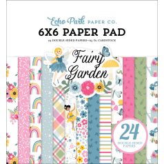   Echo Park Fairy Garden Scrapbook papírkészlet 6" (15 cm) Paper Pack (24 lap)