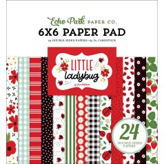   Echo Park Little Ladybug Scrapbook papírkészlet 6" (15 cm) Paper Pack (24 lap)