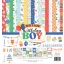 Echo Park Make A Wish Birthday Boy Scrapbook papírkészlet 12" (30 cm) Collection Kit (1 csomag)