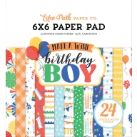   Echo Park Make A Wish Birthday Boy Scrapbook papírkészlet 6" (15 cm) Paper Pack (24 lap)