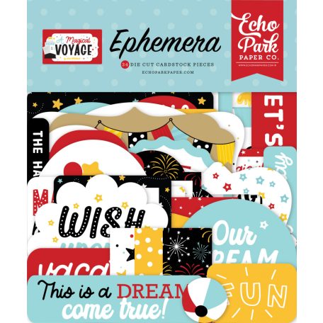 Echo Park A Magical Voyage Kivágatok Ephemera (1 csomag)