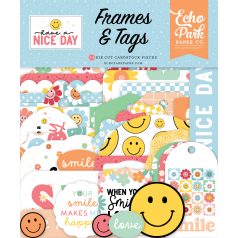   Echo Park Have A Nice Day Kivágatok Frames & Tags (1 csomag)