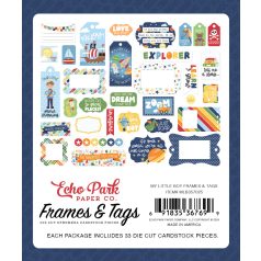 Echo Park My Little Boy Kivágatok Frames & Tags (1 csomag)