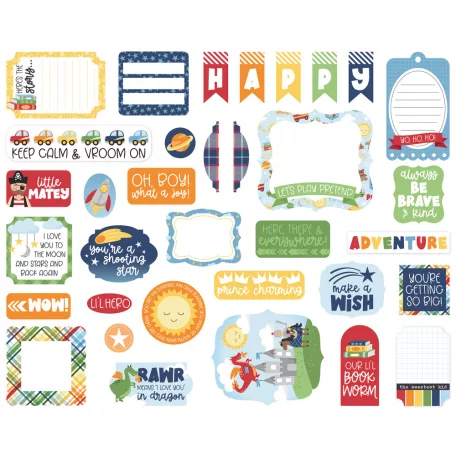 Echo Park My Little Boy Kivágatok Ephemera (1 csomag)