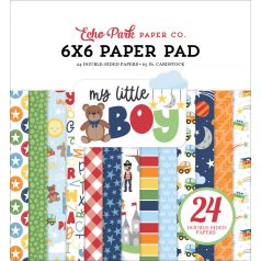   Echo Park My Little Boy Scrapbook papírkészlet 6" (15 cm) Paper Pack (24 lap)