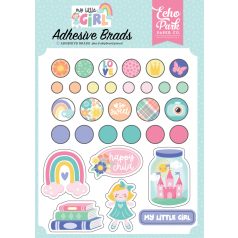   Echo Park My Little Girl Díszítőelem Adhesive Brads (1 csomag)