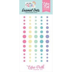   Echo Park My Little Girl Díszítőelem Enamel Dots (1 csomag)